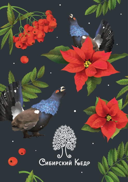 Открытка «Загадочная птица»