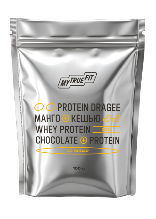 Протеиновое драже с кешью и манго MyTrueFit, 100 г