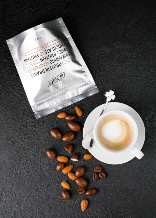 Протеиновое драже с миндалём и мокачино MyTrueFit, 100 г