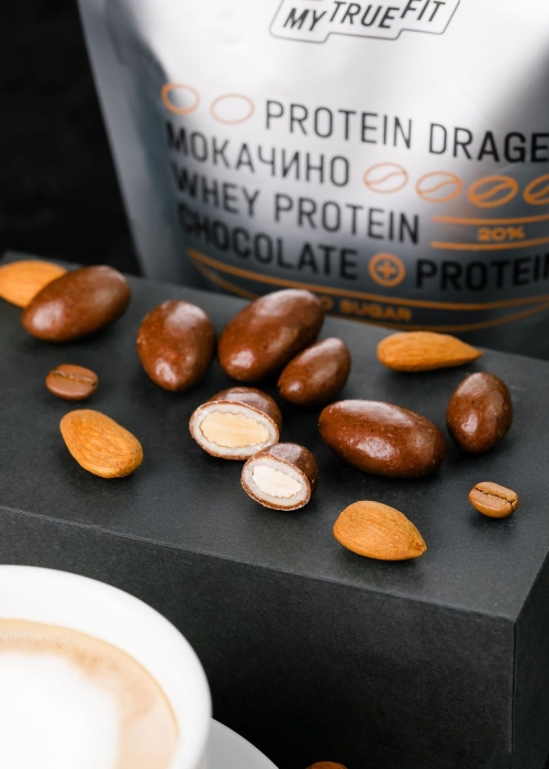 Протеиновое драже с миндалём и мокачино MyTrueFit, 100 г