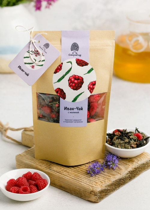 ★ Москва ★ Иван-чай с малиной, 40 г