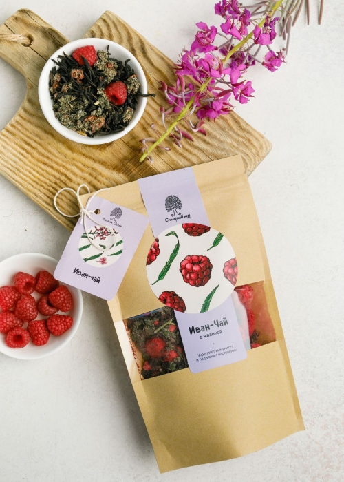 ★ Москва ★ Иван-чай с малиной, 40 г