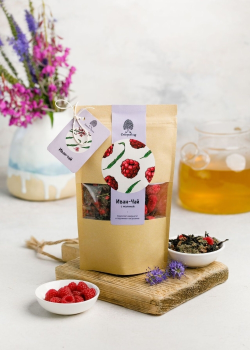★ Москва ★ Иван-чай с малиной, 40 г