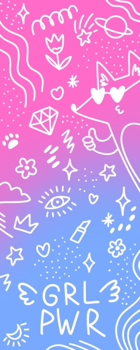 Книжная закладка «Girl Power»