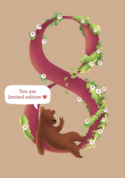 Открытка «‎You are limited edition»‎