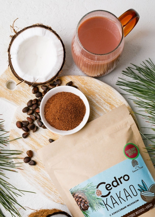 Кедровый напиток с кокосовым молоком, 250 г