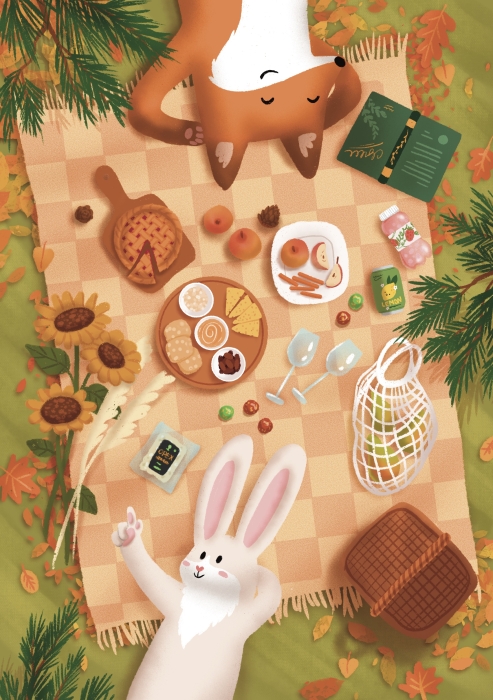 Открытка «‎Пикник»‎