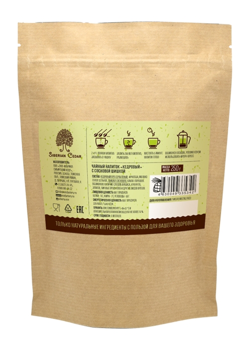Кедровый напиток с сосновой шишкой, 250 г