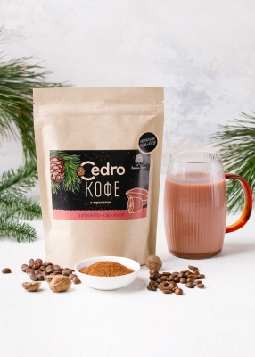 Кедровый напиток с кофе и мускатом, 250 г
