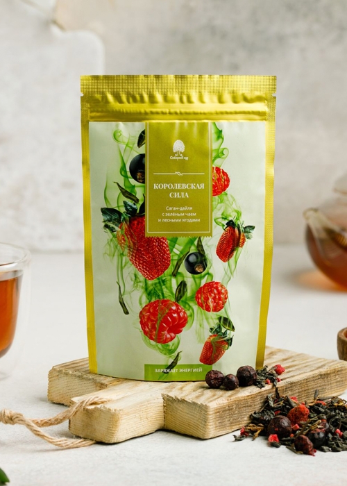 Чайный напиток Саган-дайля с зелёным чаем и лесными ягодами, 50 г