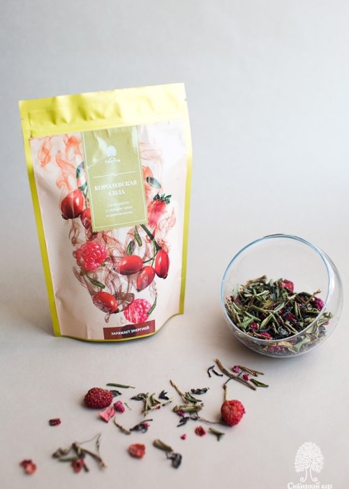 Чайный напиток Саган-дайля с чёрным чаем и шиповником, 50 г