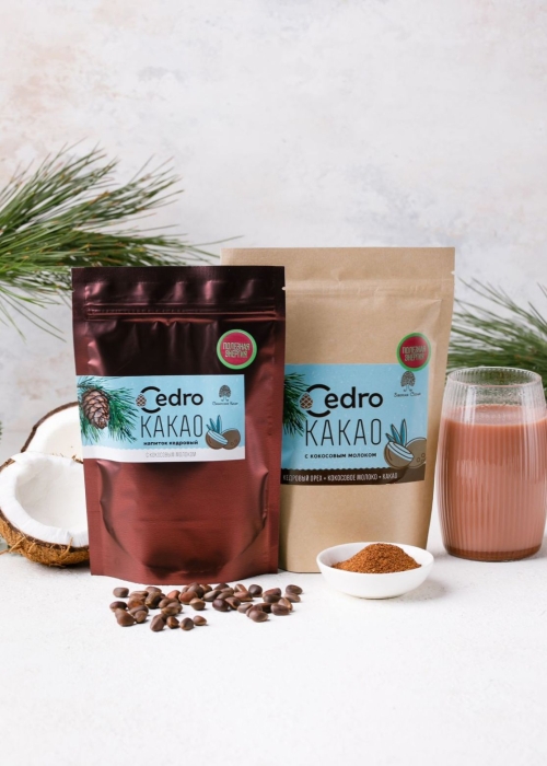 Кедровый напиток с кокосовым молоком, 120 г