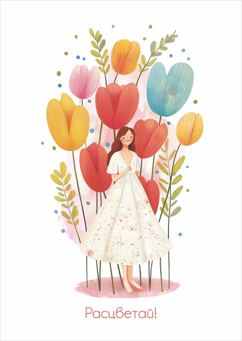 Открытка «Расцветай»