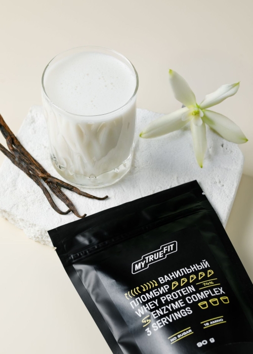 Коктейль протеиновый MyTrueFit ванильный пломбир, 90 г