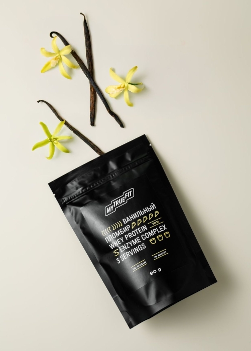 Коктейль протеиновый MyTrueFit ванильный пломбир, 90 г