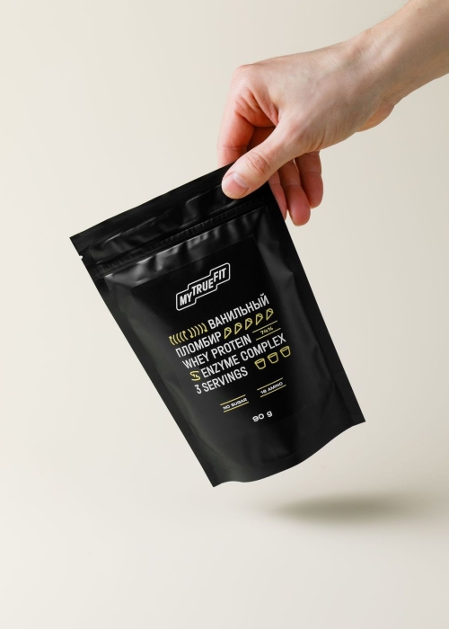 Коктейль протеиновый MyTrueFit ванильный пломбир, 90 г