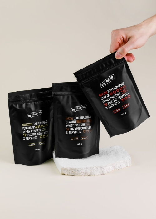 Коктейль протеиновый MyTrueFit ванильный пломбир, 90 г