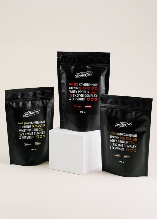 Коктейль протеиновый MyTrueFit ванильный пломбир, 90 г