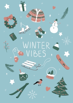 Открытка «Winter Vibes»