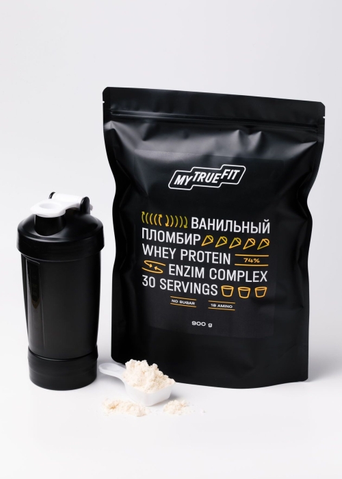 ★ Коктейль протеиновый MyTrueFit ванильный пломбир, 900 г