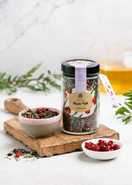 Иван-чай с брусникой, 60 г