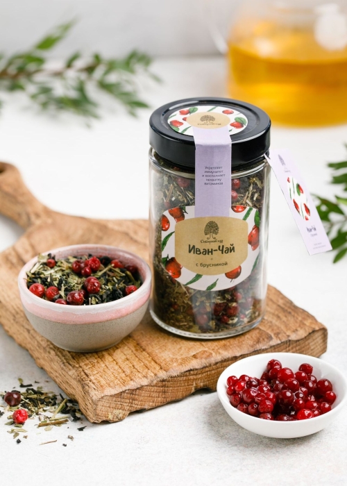 Иван-чай с брусникой, 60 г