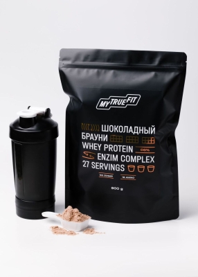 Коктейль протеиновый MyTrueFit шоколадный брауни, 900 г
